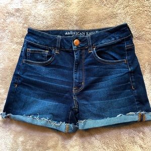 American Eagle High Rise Jean shorts